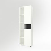 Комод у ванну кімнату Білий сніг-Антрацит 1400x350x920 мм Metkas Home B020 ЛДСП, Колір: Білий | Антрацит, зображення 7