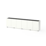 Пенал в дитячу кімнату Білий сніг-Антрацит 400×350×2130 мм Metkas Home B003U ЛДСП, Колір: Білий | Антрацит, зображення 8