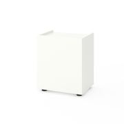 Тумба в спальню Білий сніг 450×350×530 мм Metkas Home B028U ЛДСП, Колір: Білий