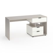 Комод для дитячих речей Кашемір-Білий сніг 1400x350x920 мм Metkas Home B020 ЛДСП, Колір: Кашемір | Білий, зображення 5