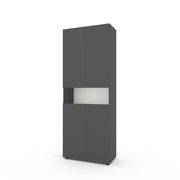 Трюмо для передпокою Антрацит-Білий сніг 900х350х820 мм Metkas Home B029L ЛДСП, Колір: Антрацит | Білий, зображення 6