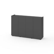 Комод для офісу Антрацит 1400x350x920 мм Metkas Home B020 ЛДСП, Колір: Антрацит