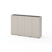 Комод без ручок Кашемір-Антрацит 1400x350x920 мм  Metkas Home B020 ЛДСП, Колір: Кашемір | Антрацит