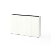 Пенал в дитячу кімнату Білий сніг-Антрацит 400×350×2130 мм Metkas Home B003U ЛДСП, Колір: Білий | Антрацит, зображення 10