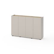 Комод для одягу Кашемір-Дуб Артизан 1400x350x920 мм Metkas Home B020 ЛДСП, Колір: Кашемір | Дуб артизан