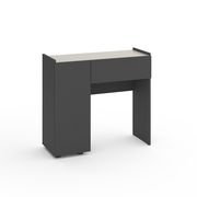 Пенал у ванну кімнату Антрацит-Кашемір 400×350×2130 мм Metkas Home B003U ЛДСП, Колір: Антрацит | Кашемір, зображення 8