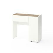 Трюмо у кімнату Білий сніг-Дуб Артизан 900х350х820 мм Metkas Home B029R ЛДСП, Колір: Білий | Дуб артизан