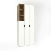 Письмовий стіл Білий сніг-Дуб Артизан 1600×600×760 мм Metkas Home А012L ЛДСП, Колір: Білий | Дуб артизан, зображення 9