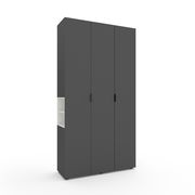 Комод в коридор Антрацит-Білий сніг 1400x350x920 мм  Metkas Home B020 ЛДСП, Колір: Антрацит | Білий, зображення 10