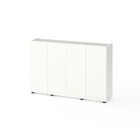 Комод для зберігання речей Білий сніг-Кашемір 1400x350x920 мм, Колір: Білий | Кашемір