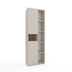 Шафа для документів Кашемір-Дуб Артизан 700x350x2130 мм  Metkas Home B006R ЛДСП, Колір: Кашемір | Дуб артизан