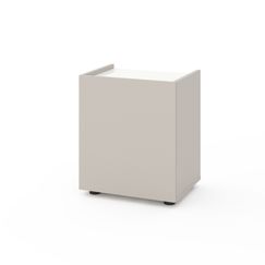 Тумба в кімнату Кашемір-Білий сніг 450×350×530 мм Metkas Home B028U ЛДСП, Колір: Кашемір | Білий