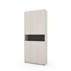 Шафа розпашна Кашемір-Антрацит 900x350x2130 Metkas Home B001ЛДСП