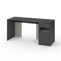 Стіл у кімнату Антрацит-Кашемір 1600х600х760 мм Metkas Home В031R ЛДСП, Колір: Антрацит | Кашемір