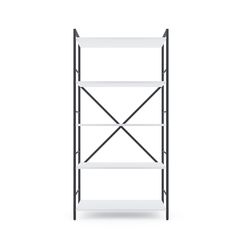 Стелаж на кухню Антрацит-Білий сніг 1600х800х400мм Metkas Home 5 полиць ЛДСП, Колір: Антрацит | Білий