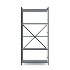 Стелаж на кухню Антрацит 1700х800х350мм Metkas Home 5 полиць ЛДСП, Колір: Антрацит