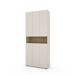 Шафа для одягу Кашемір-Дуб Артизан 900x350x2130 мм, Колір: Кашемір | Дуб артизан