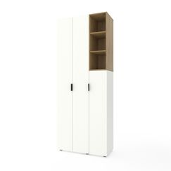 Шафа у вітальню Білий сніг-Дуб Артизан 900х420х2300 Metkas Home A003R ЛДСП