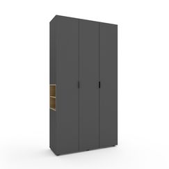 Шафа в дитячу кімнату Антрацит-Дуб Артизан 1200х420х2300 Metkas Home A015L ЛДСП