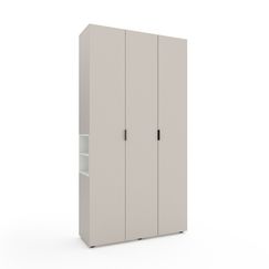 Шафа у вітальню Кашемір-Білий сніг 1200х420х2300 Metkas Home A015L ЛДСП