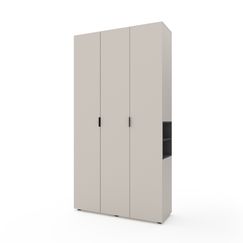 Шафа з полицями Кашемір-Антрацит 1200х420х2300 Metkas Home A015R ЛДСП