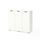 Комод в кімнату Білий сніг 1000х420х900 мм Metkas Home А027 ЛДСП, Колір: Білий