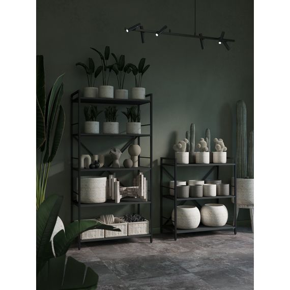 Стелаж в гараж Антрацит 1600х800х400мм Metkas Home 5 полиць ЛДСП, Колір: Антрацит, зображення 10