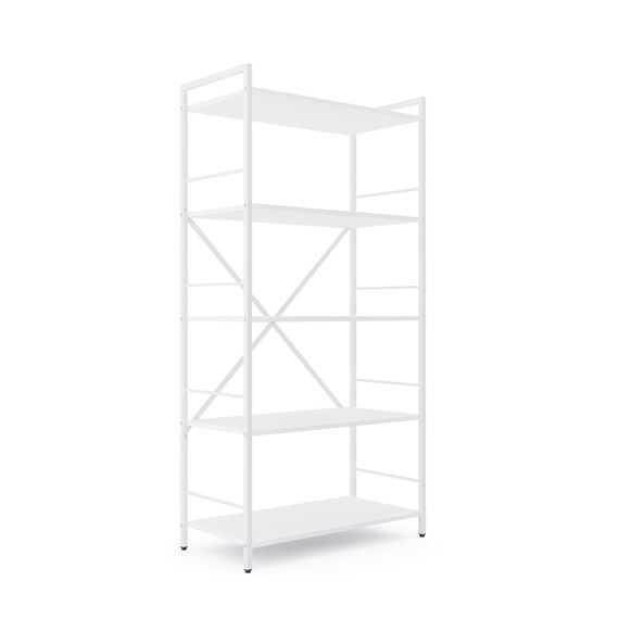 Стелаж для фіалок  Білий сніг 1600х800х400мм Metkas Home 5 полиць ЛДСП, Колір: Білий, зображення 2