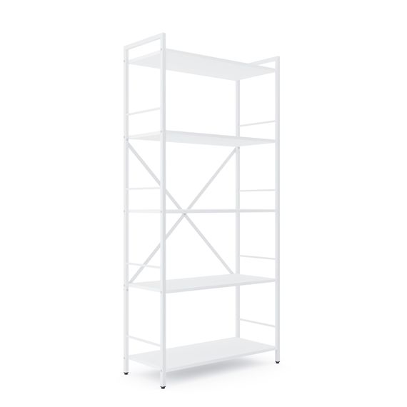 Стелаж для фіалок  Білий сніг 1700х800х350мм Metkas Home 5 полиць ЛДСП, Колір: Білий, зображення 2