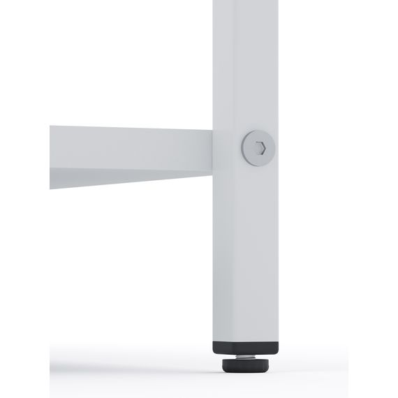 Стелаж в гараж Білий сніг 900х800х400 мм Metkas Home 3 полиці ЛДСП, Колір: Білий, зображення 6