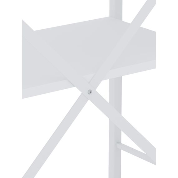 Стелаж в гараж Білий сніг 900х800х400 мм Metkas Home 3 полиці ЛДСП, Колір: Білий, зображення 4