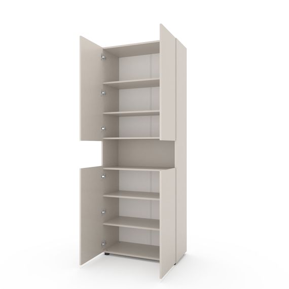 Пенал для офісу Кашемір 800×350×2130 мм Metkas Home B002 ЛДСП, Колір: Кашемір, зображення 2