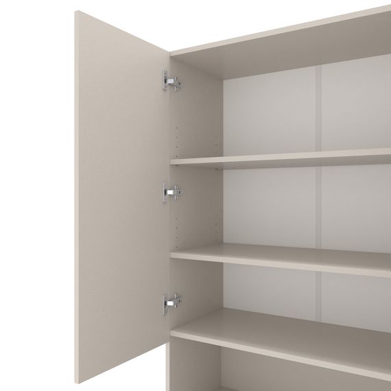 Пенал для офісу Кашемір 800×350×2130 мм Metkas Home B002 ЛДСП, Колір: Кашемір, зображення 3