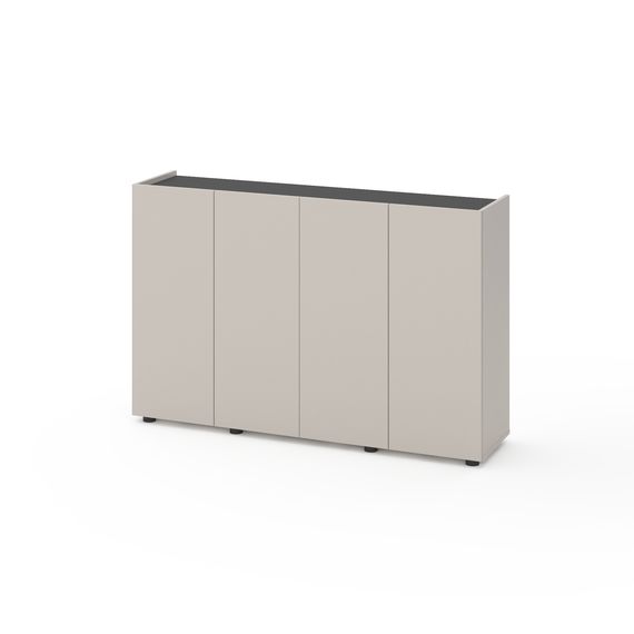 Комод без ручок Кашемір-Антрацит 1400x350x920 мм  Metkas Home B020 ЛДСП, Колір: Кашемір | Антрацит