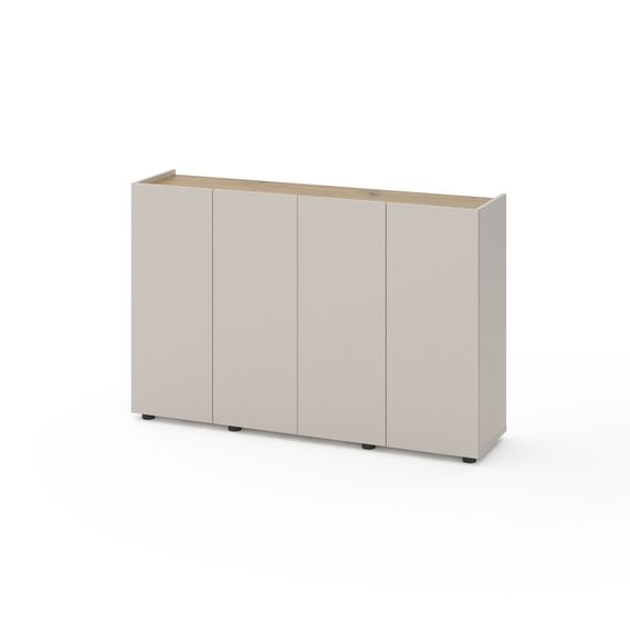 Комод для одягу Кашемір-Дуб Артизан 1400x350x920 мм Metkas Home B020 ЛДСП, Колір: Кашемір | Дуб артизан