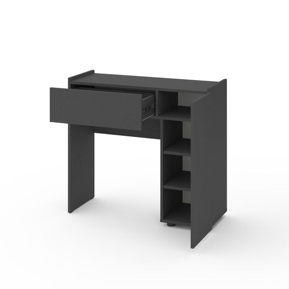 Трюмо Антрацит 900х350х820 мм Metkas Home B029R ЛДСП, Колір: Антрацит, зображення 2