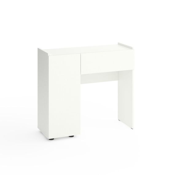 Трюмо в спальню Білий сніг 900х350х820 мм Metkas Home B029L ЛДСП, Колір: Білий