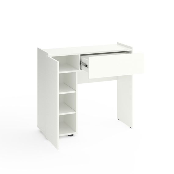 Трюмо в спальню Білий сніг 900х350х820 мм Metkas Home B029L ЛДСП, Колір: Білий, зображення 2