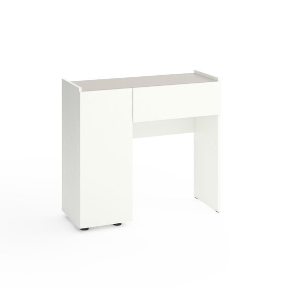 Трюмо 900х350х820 Білий сніг-Кашемір мм Metkas Home B029L ЛДСП, Колір: Білий | Кашемір