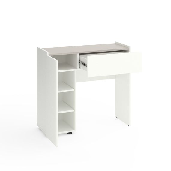 Трюмо 900х350х820 Білий сніг-Кашемір мм Metkas Home B029L ЛДСП, Колір: Білий | Кашемір, зображення 2