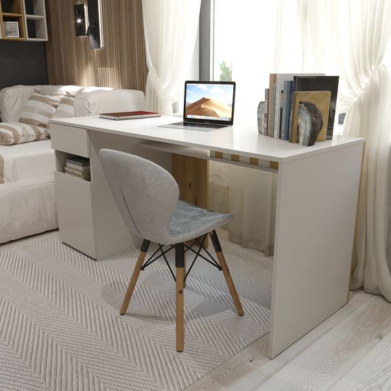 Стіл для школяра Антрацит 1600х600х760 мм Metkas Home В031L ЛДСП, Колір: Антрацит, зображення 3