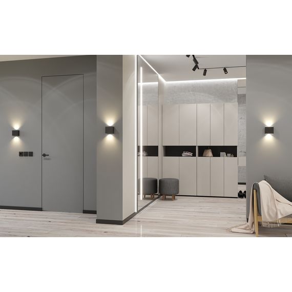 Шафа для дитячого одягу Антрацит B001 900x350x2130 Metkas Home ЛДСП, зображення 6