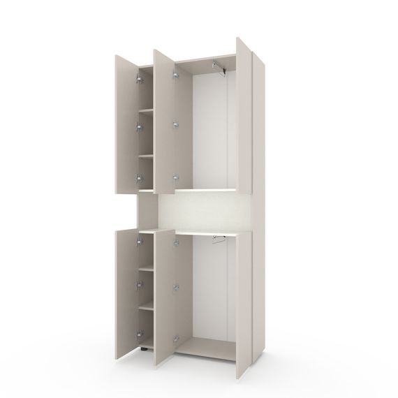 Шафа для школяра Кашемір-Білий Сніг 900x350x2130 Metkas Home B001 ЛДСП, зображення 2