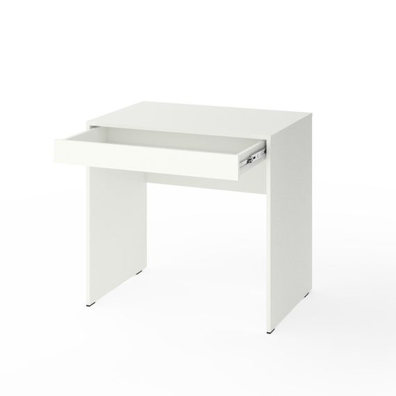 Стіл у кімнату Білий сніг 800х550х760 мм Metkas Home B012 ЛДСП, Колір: Білий, зображення 2