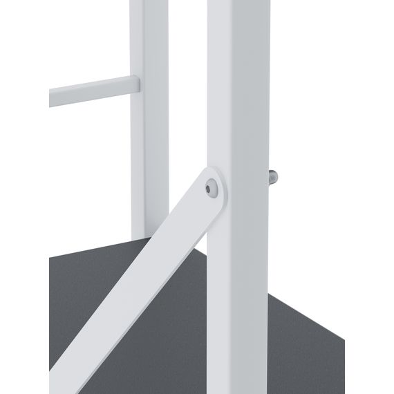 Стелаж в комору Білий-Антрацит 1600х800х400мм Metkas Home 5 полиць ЛДСП, Колір: Білий | Антрацит, зображення 6