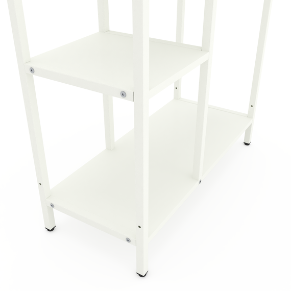 Стелаж для дому Білий сніг "Лофт Cascade" 1090х700х300мм Metkas Home 5 полиць ЛДСП, зображення 5