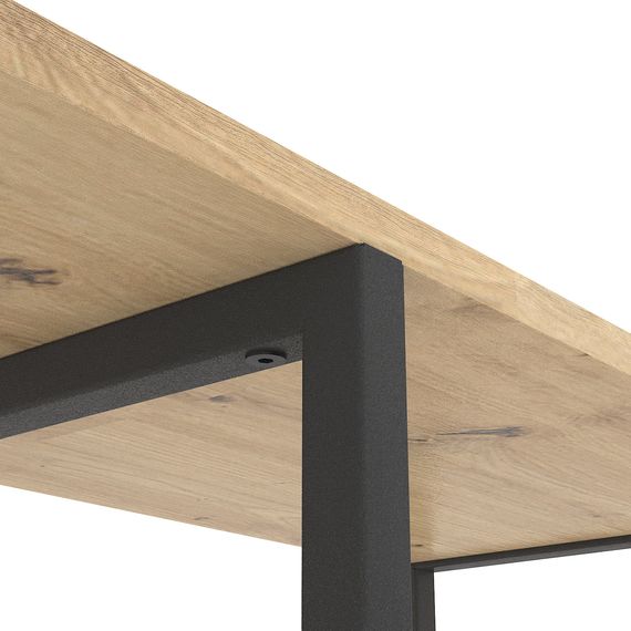 Стелаж для документів Антрацит - Дуб Артизан "Лофт Cascade" 1780х700х300мм Metkas Home 7 полиць ЛДСП, зображення 4