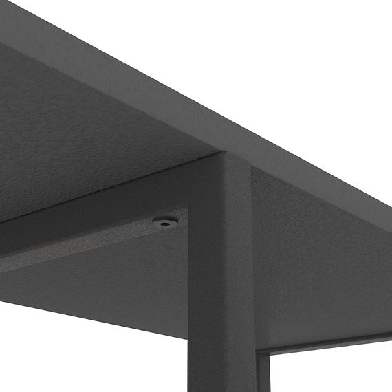 Стелаж на балкон Антрацит "Лофт Cascade" 1090х700х300мм Metkas Home 5 полиць ЛДСП, зображення 5