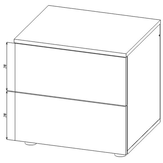 Тумба для зберігання речей Білий сніг 500×420×490 мм Metkas Home MA031U ЛДСП, Колір: Білий, зображення 4