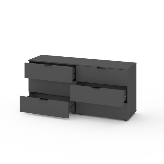 Комод для постільної білизни Антрацит 1500×420×710 мм Metkas Home A025 ЛДСП, Колір: Антрацит, зображення 2